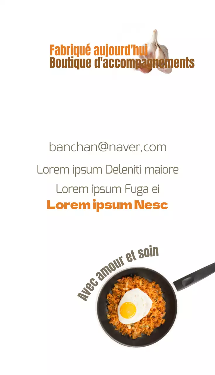 Le magasin de plats d'accompagnement d'aujourd'hui