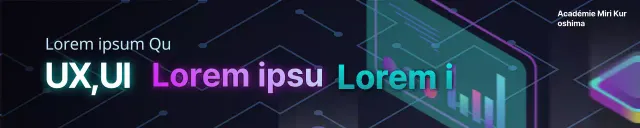 Bannière vidéo animée GIF des soldes de rentrée en violet et sarcelle