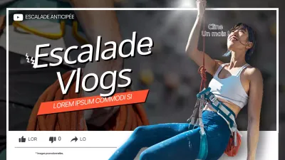 White Orange Point Neat Leisure Climbing Vlog YouTubeThumbnail