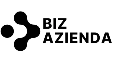 Stile di logo pulito e semplice con simbolo rotondo in nero per un'azienda