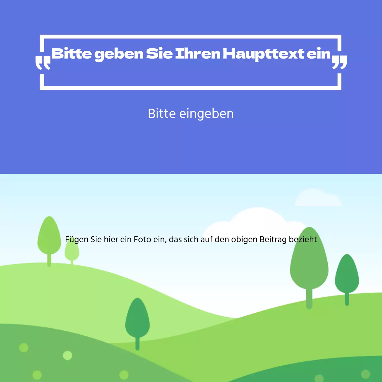 Grundlegende CardNews-Vorlage