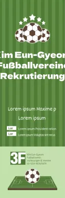Anwerbung von Mitgliedern für einen Fußballverein