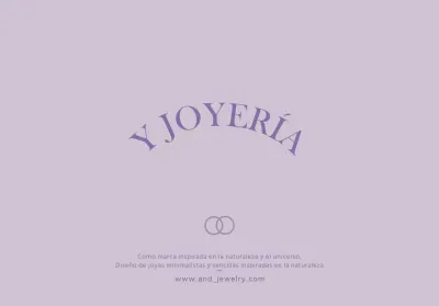 Para una joyería con un icono de anillo con un diseño sencillo y con clase en color morado