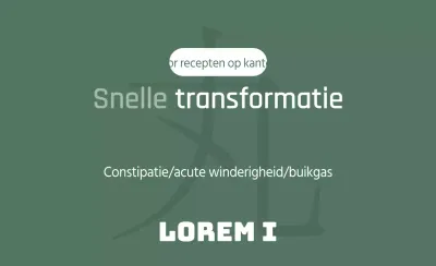Snelle transformatie