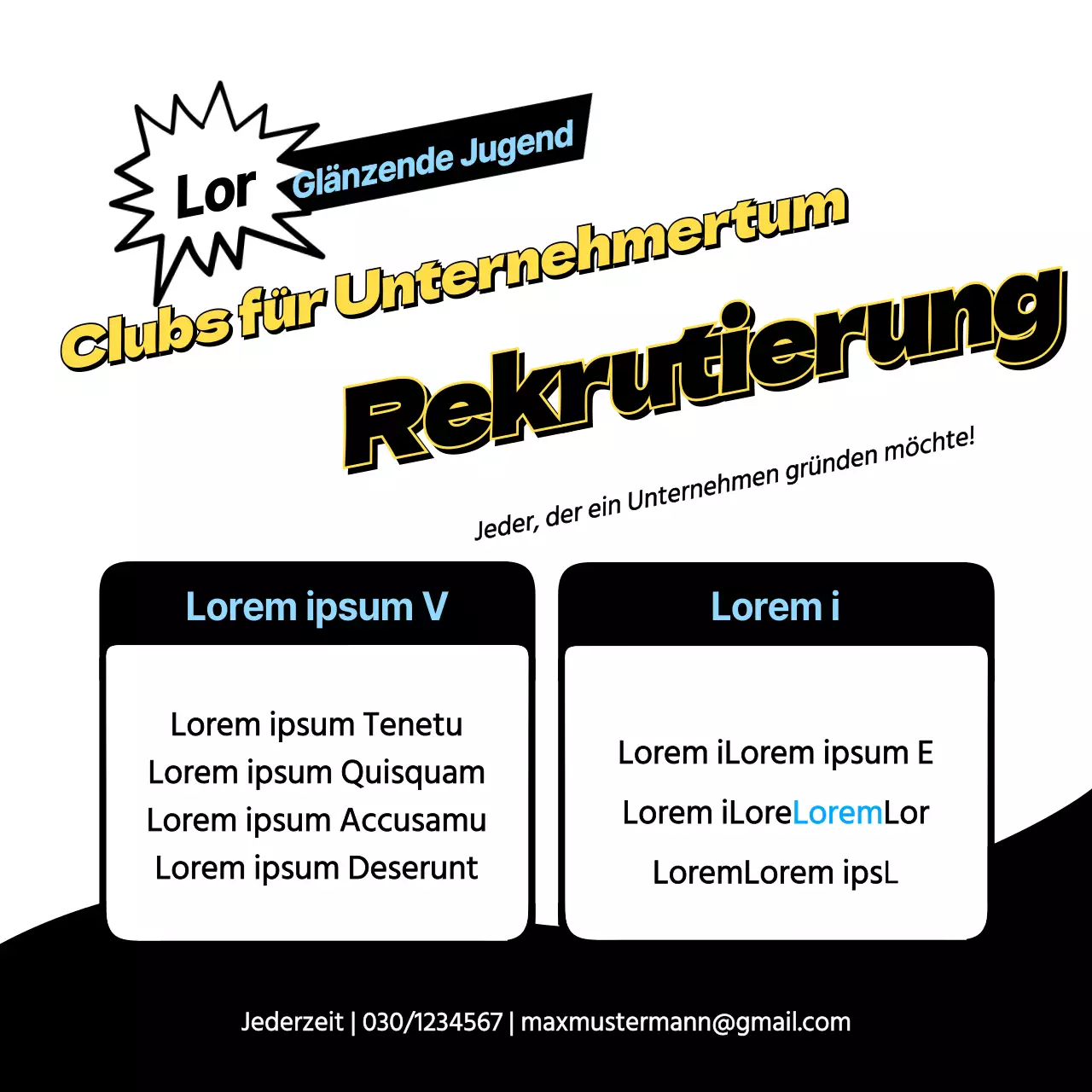 Anwerbung neuer Entrepreneurship-Clubs