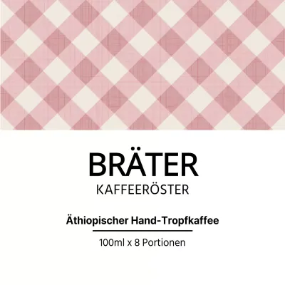 Kaffee von Hand gebrüht