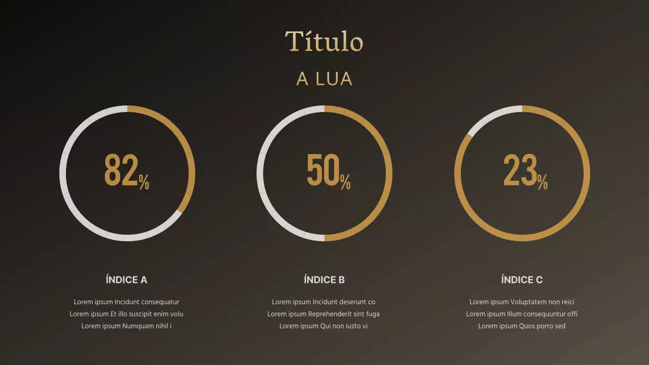 Desenho gráfico circular de conceito simples em dourado