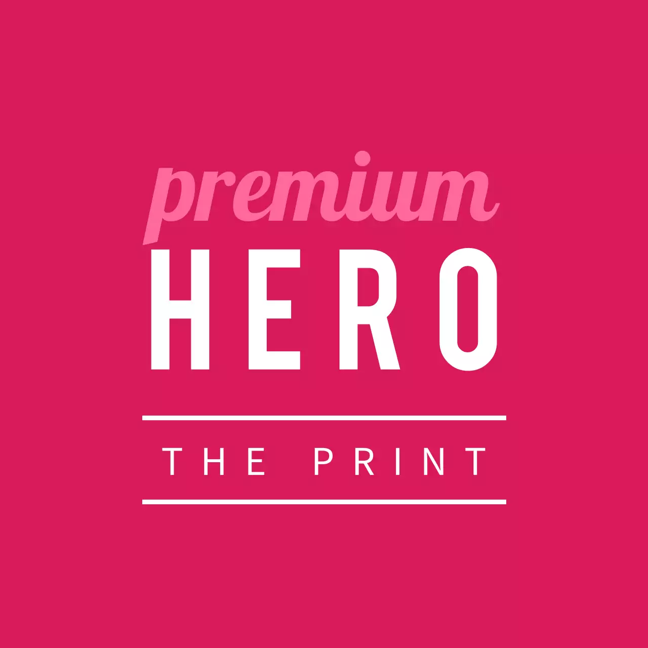 ピンク シンプル ポスター ロゴ