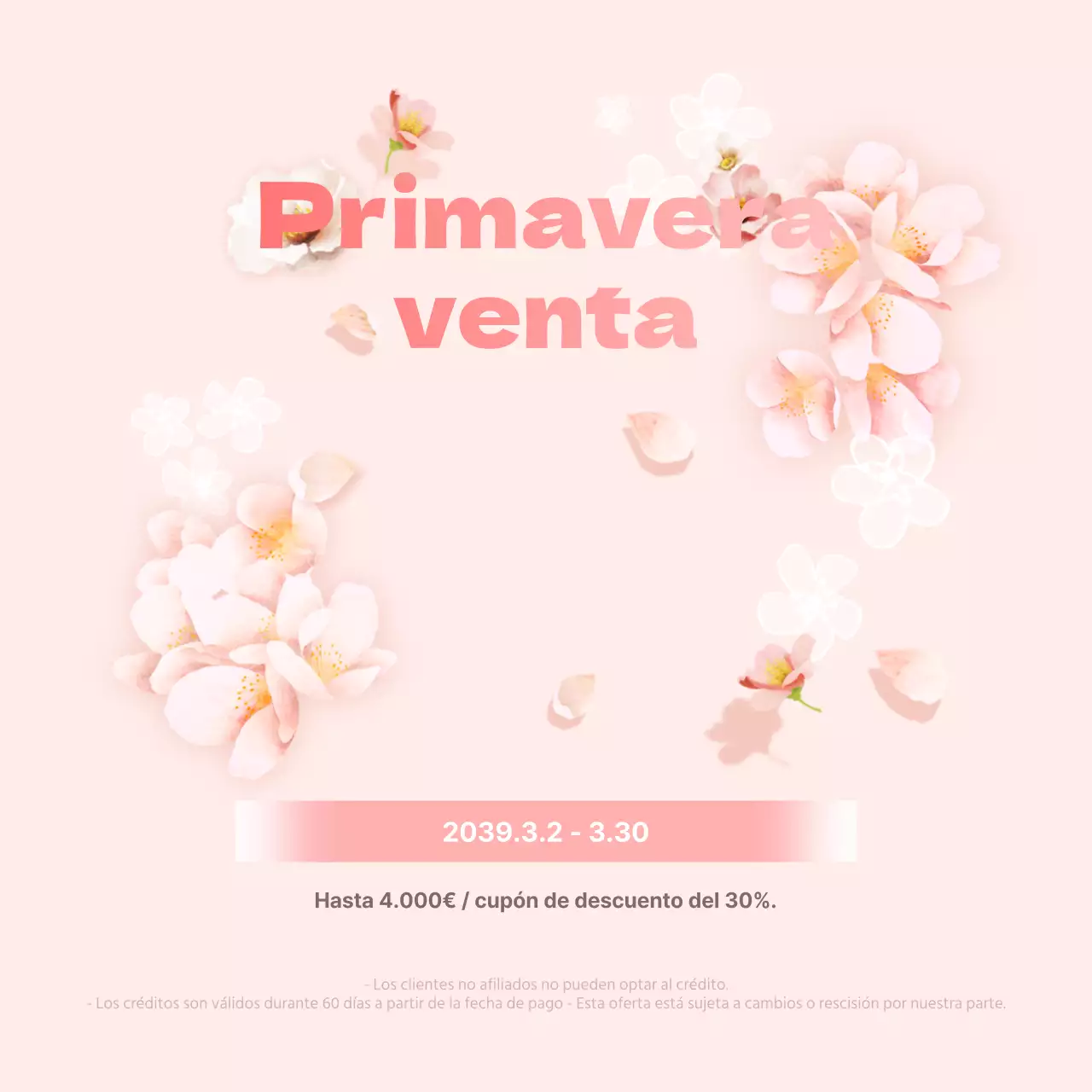 Venta de primavera
