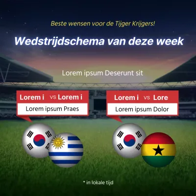 Wereldkampioenschap voetbal van deze week Juich het Koreaanse nationale voetbalteam toe tijdens internationale voetbalwedstrijden