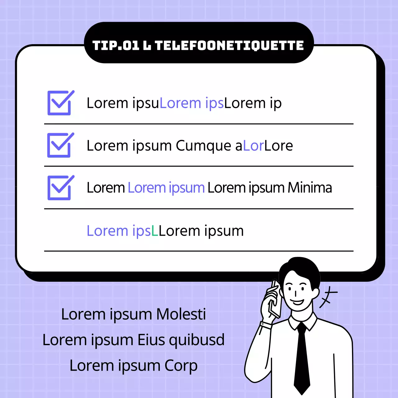 Zakelijke etiquettetips voor op kantoor