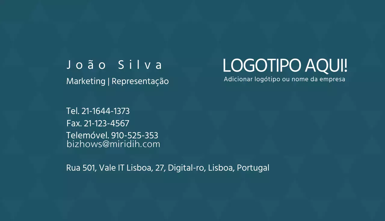 Cartões de visita de empresas