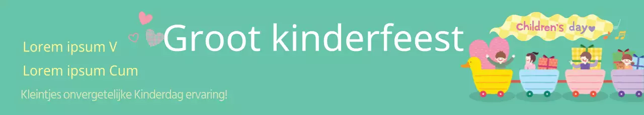 Groot feest voor kinderen