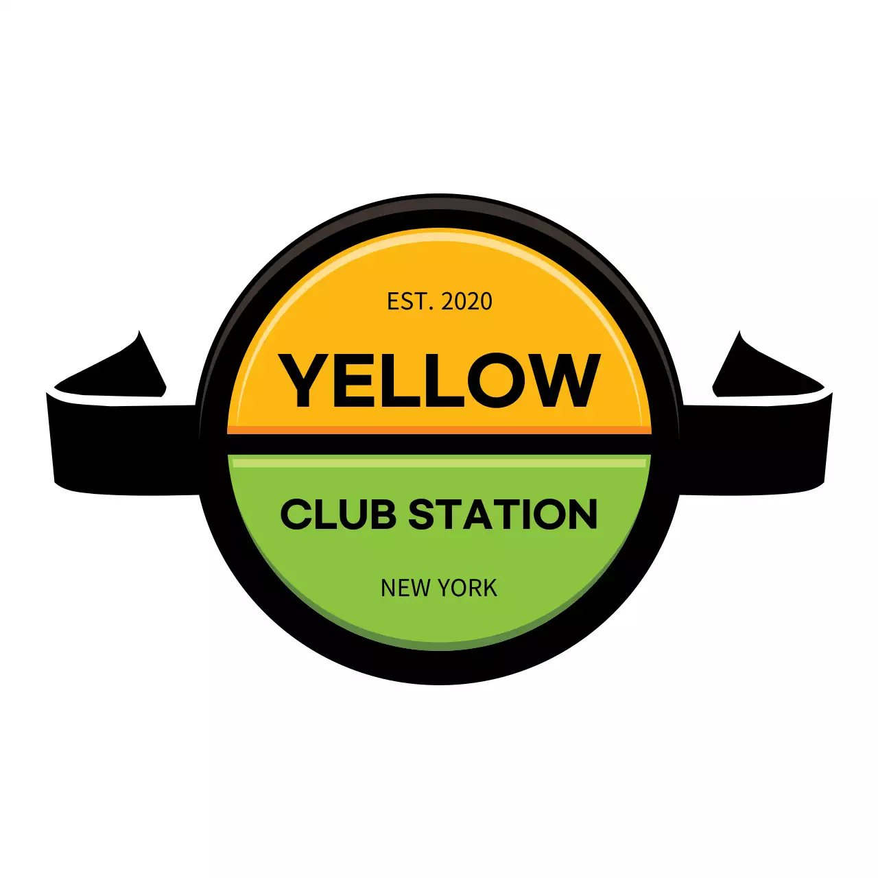 黄色 シンプル デザイン ロゴ