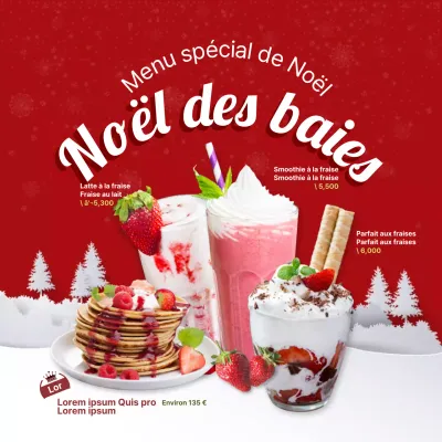 Boissons de Noël