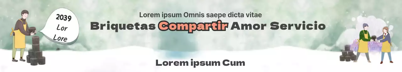 Reparto de briquetas