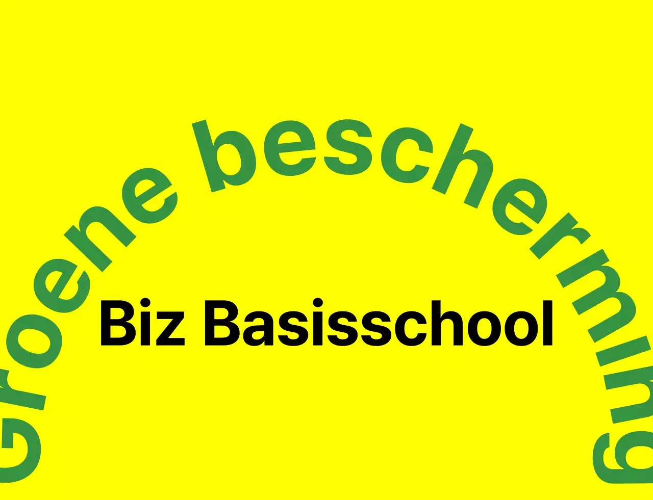 Oudervest met groen en kleurrijk geïllustreerd logo van de oudervereniging