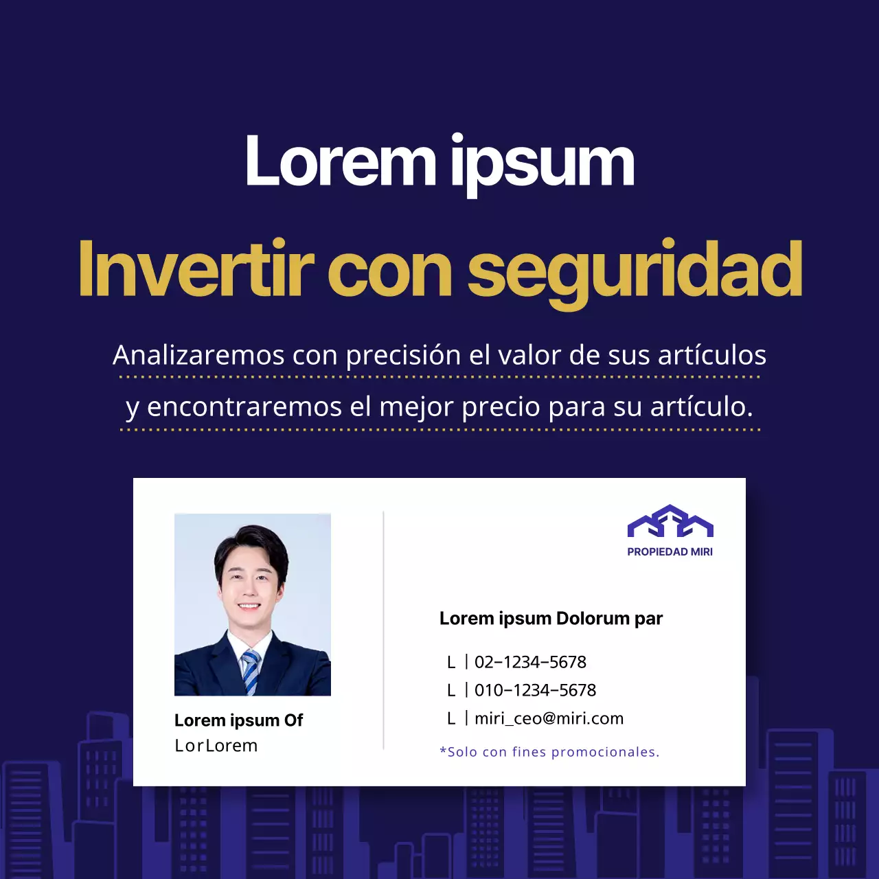 Guía para invertir en subastas inmobiliarias minimalistas en azul y oro