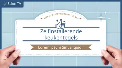 Zelf te installeren keukentegels in blauwe tegellook thumbnail