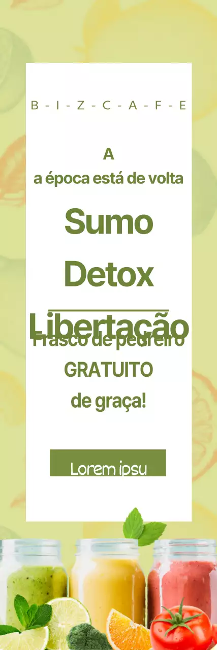 Lançamento de sumos detox