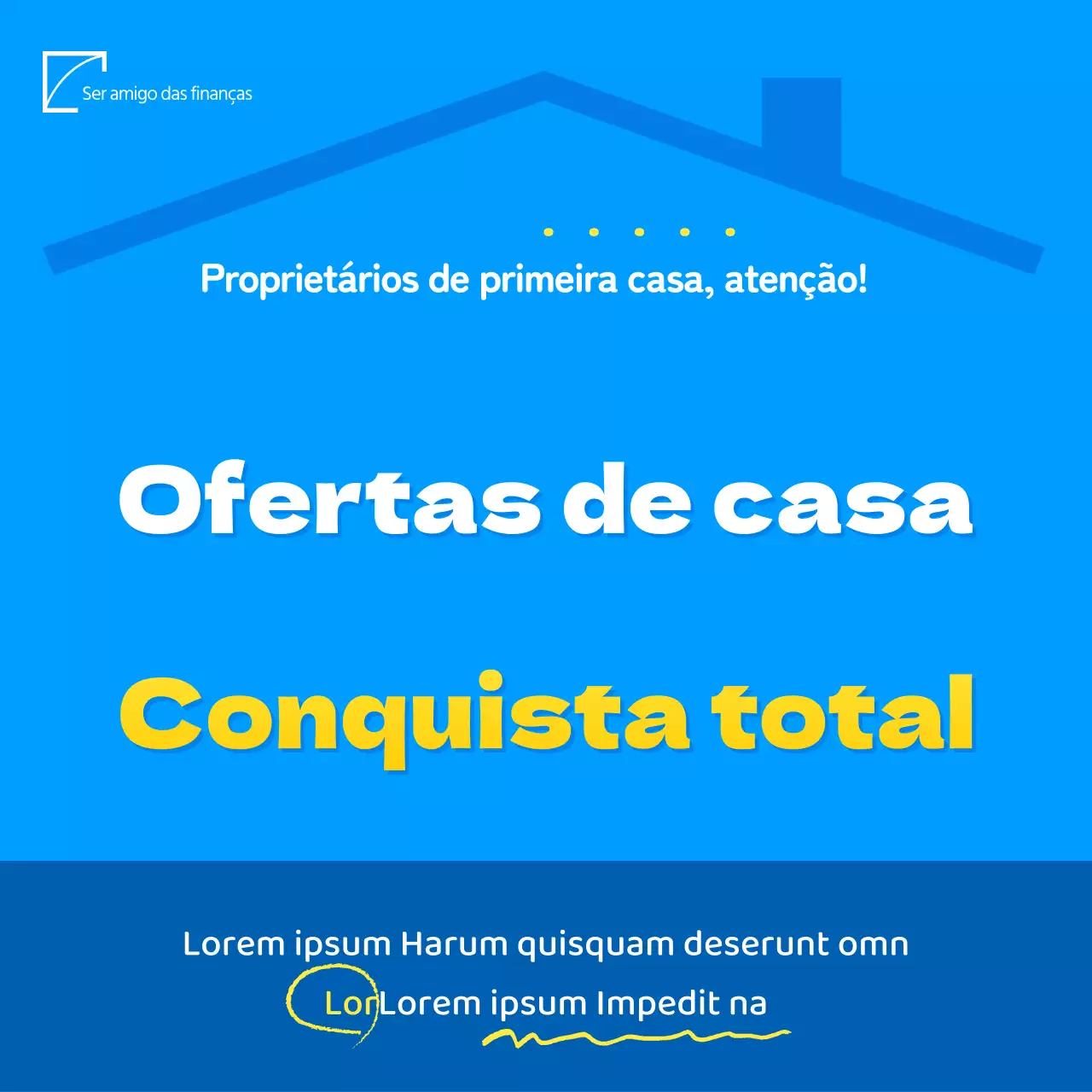 A caça à casa em tons de azul domina as praças das redes sociais