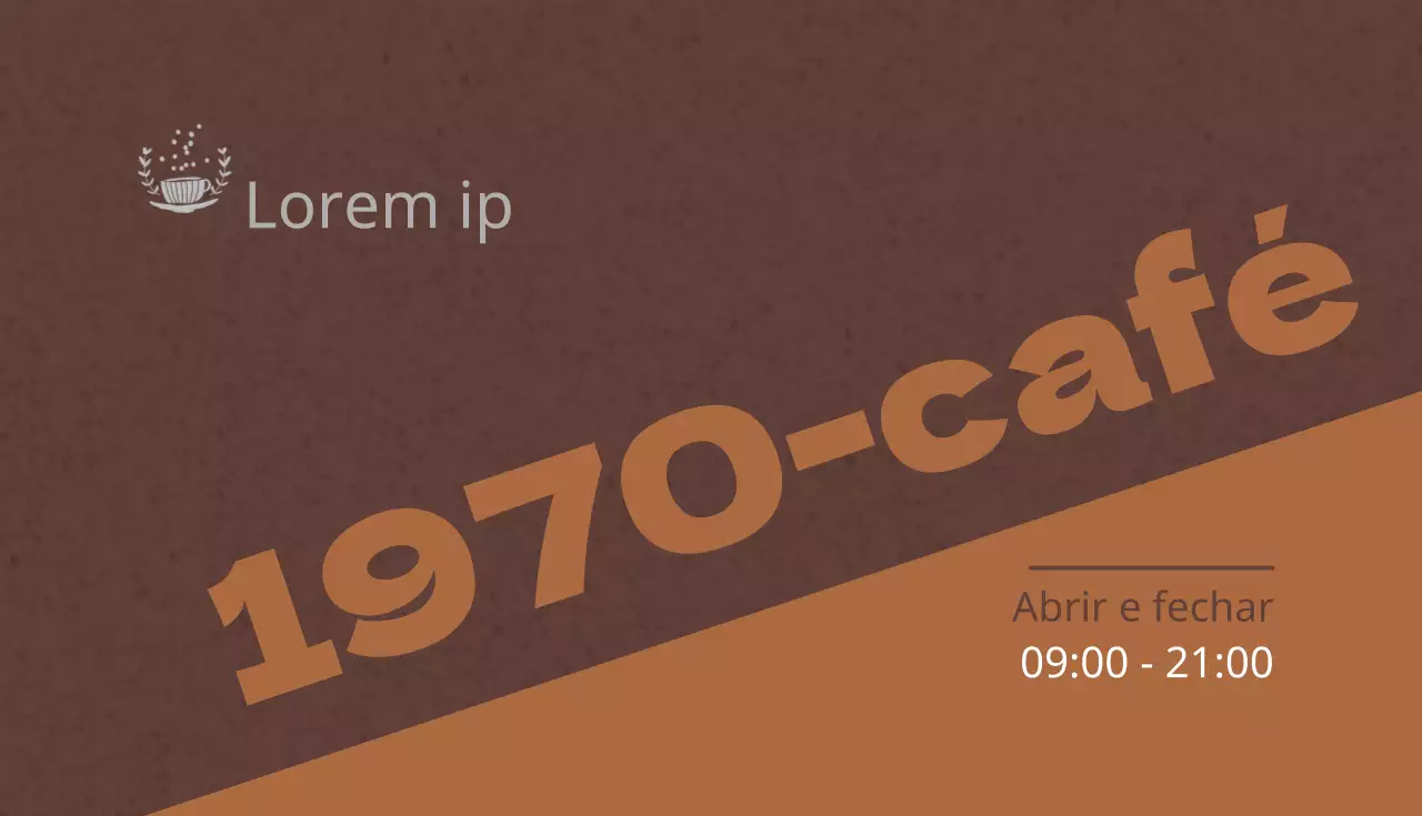 1970 - Café