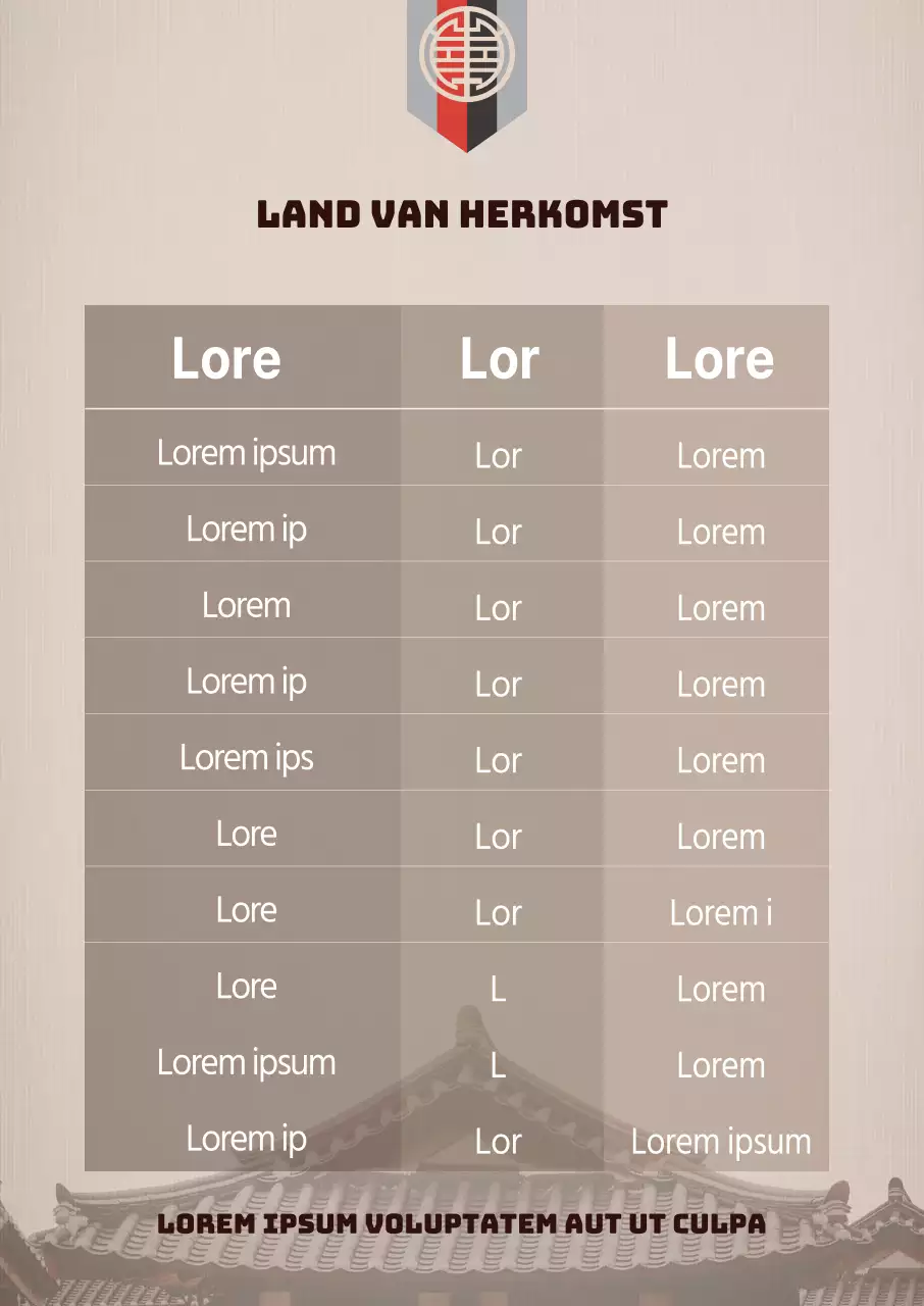 Bruine foto benadrukt traditionele oorsprong restaurant