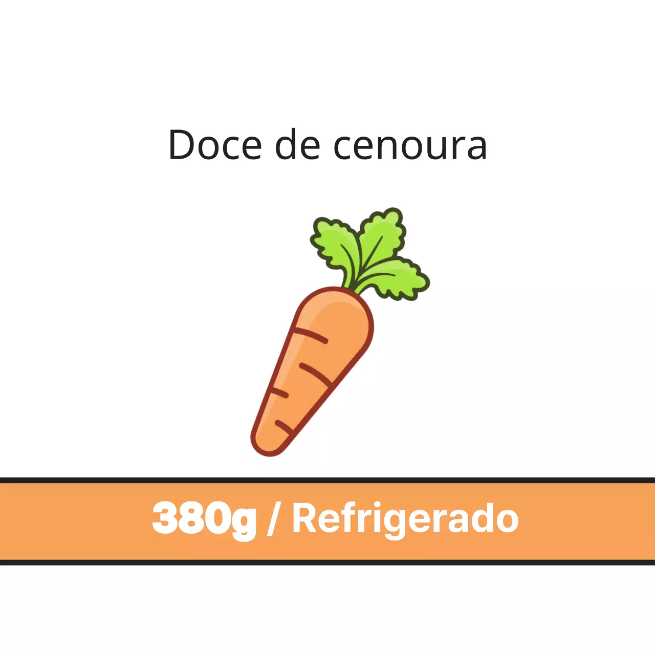 Doce de cenoura