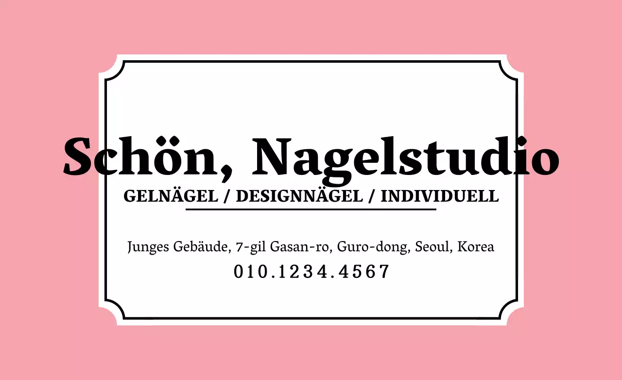 Schönes Nagelstudio
