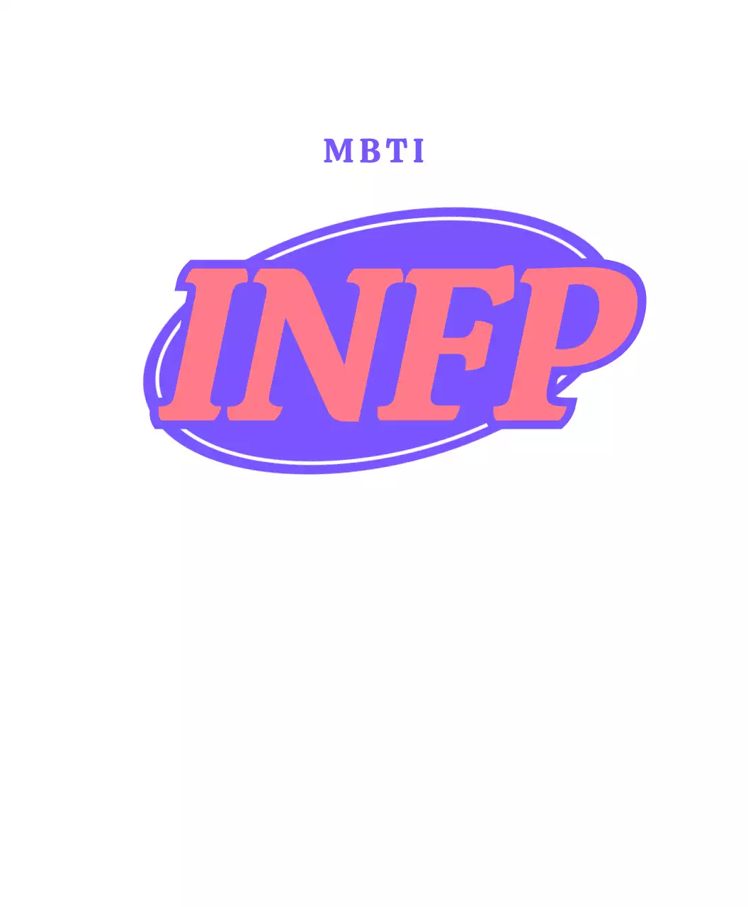 MBTI persoonlijkheidszinnen in verschillende kleuren