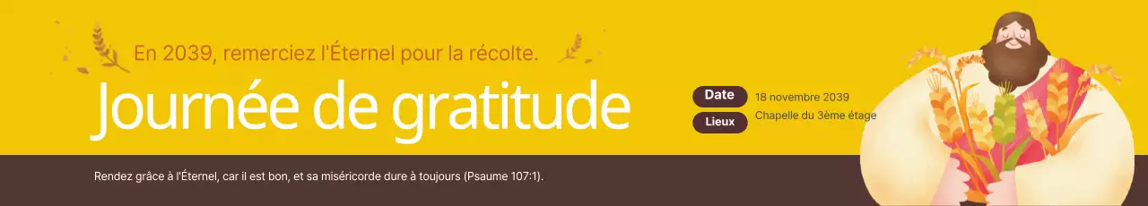 Journée de remerciement