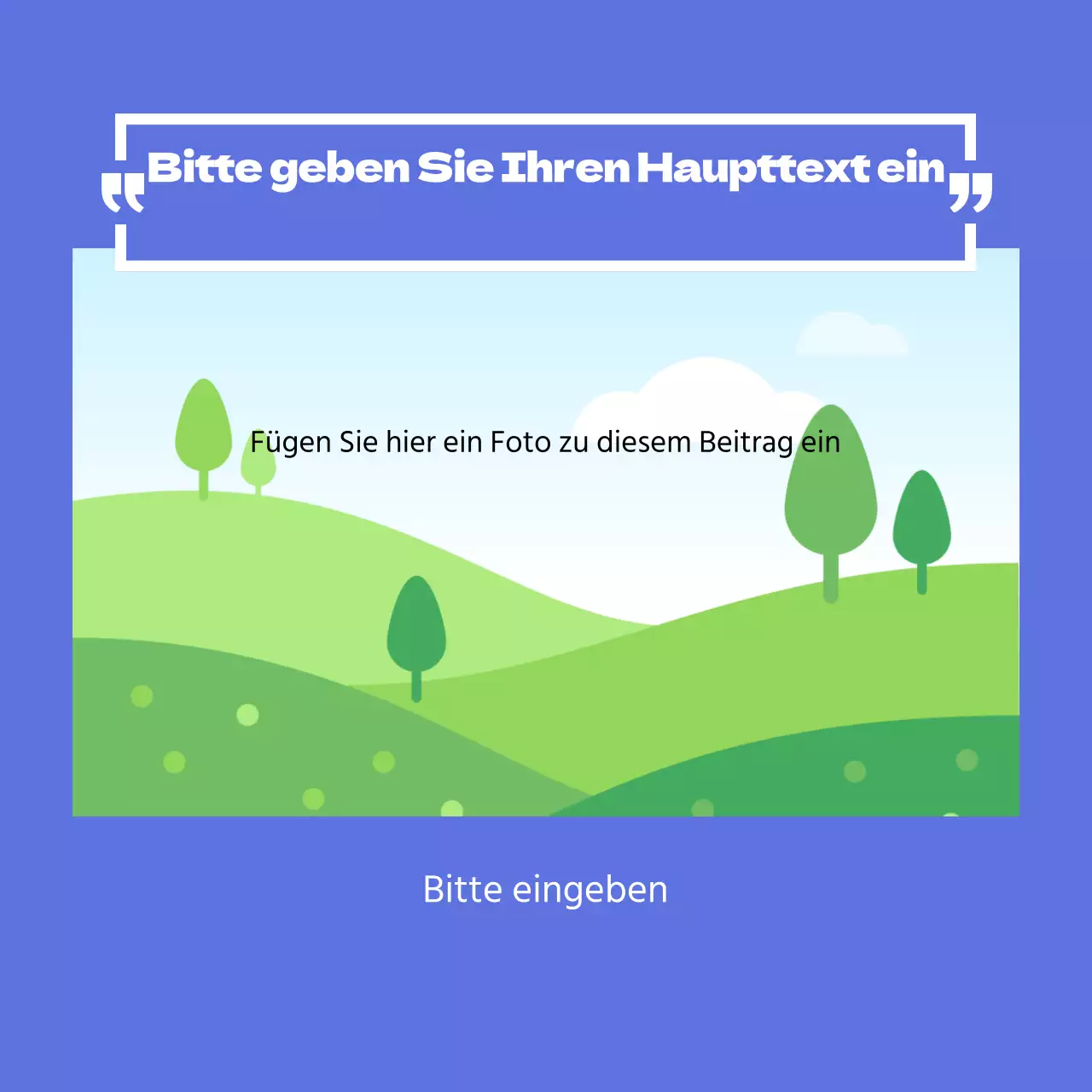 Grundlegende CardNews-Vorlage