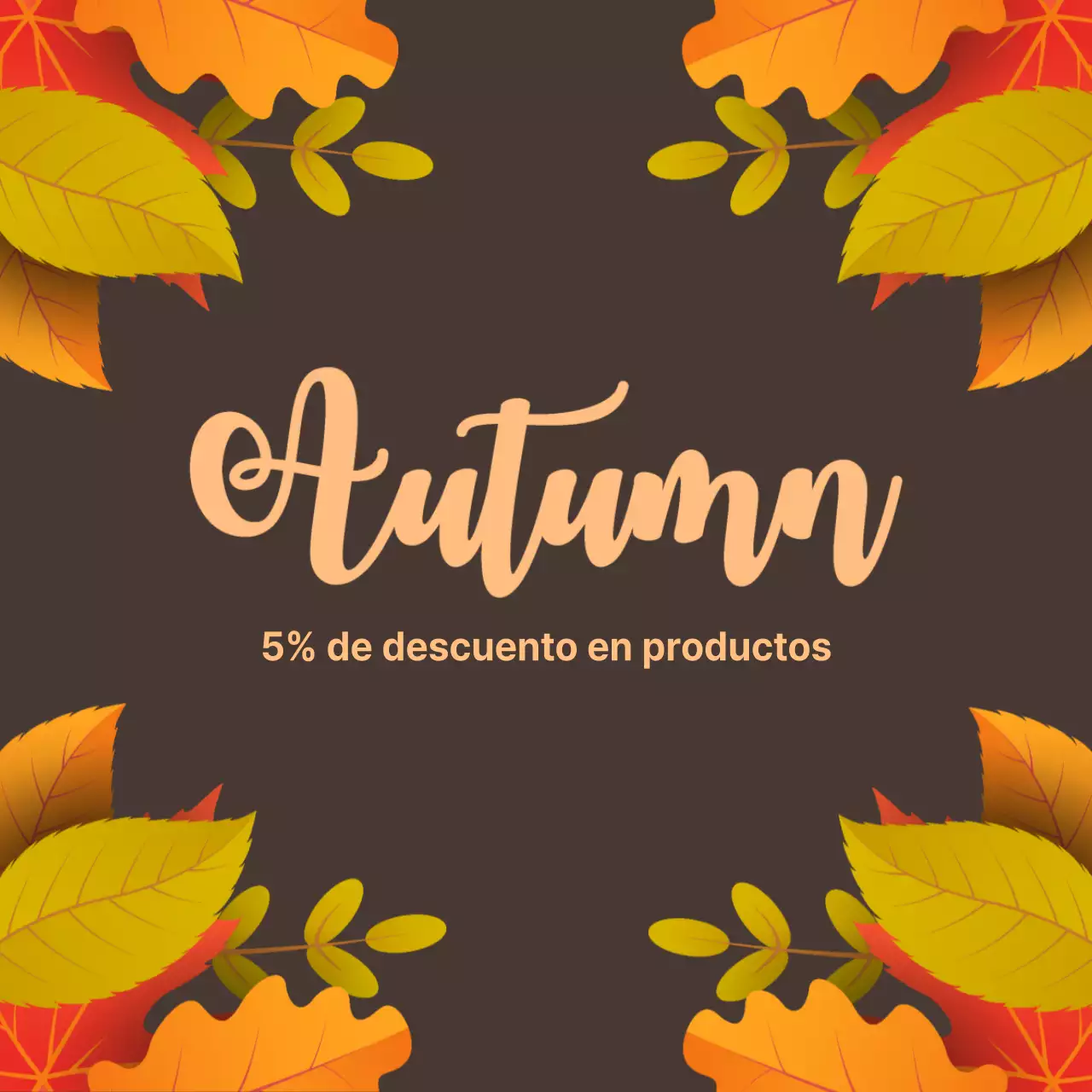 5% de descuento en productos