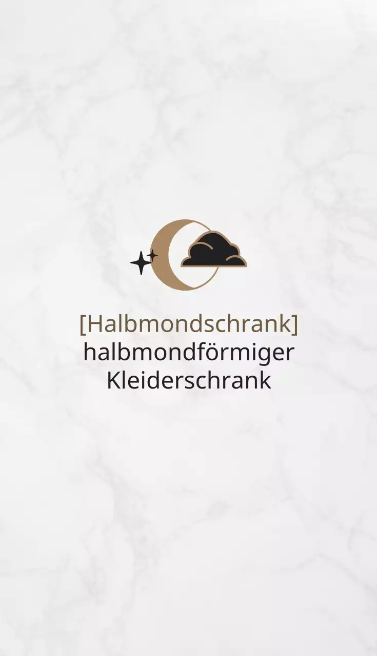 Halbmond-Kleiderschrank