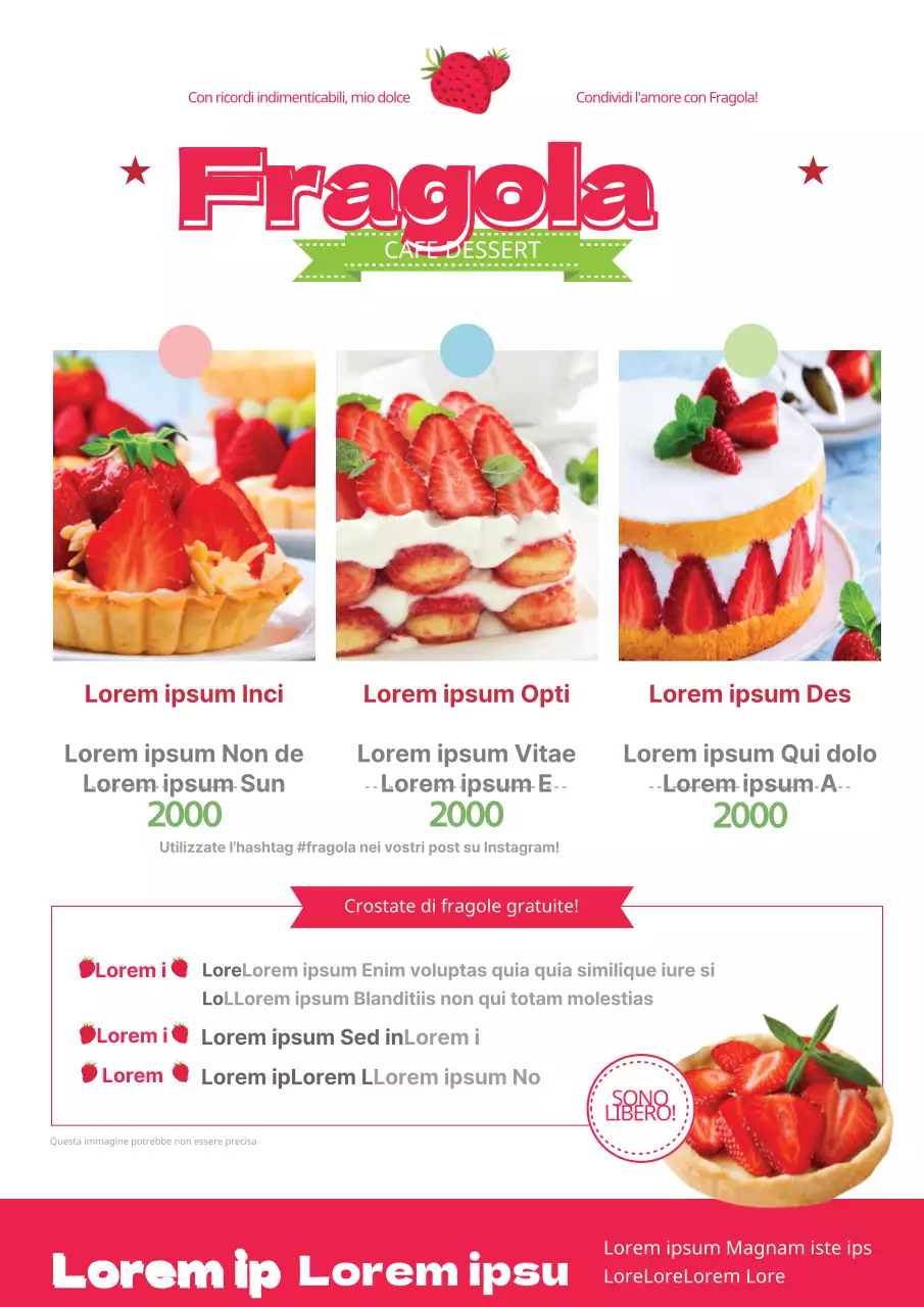 Crostata di fragole
