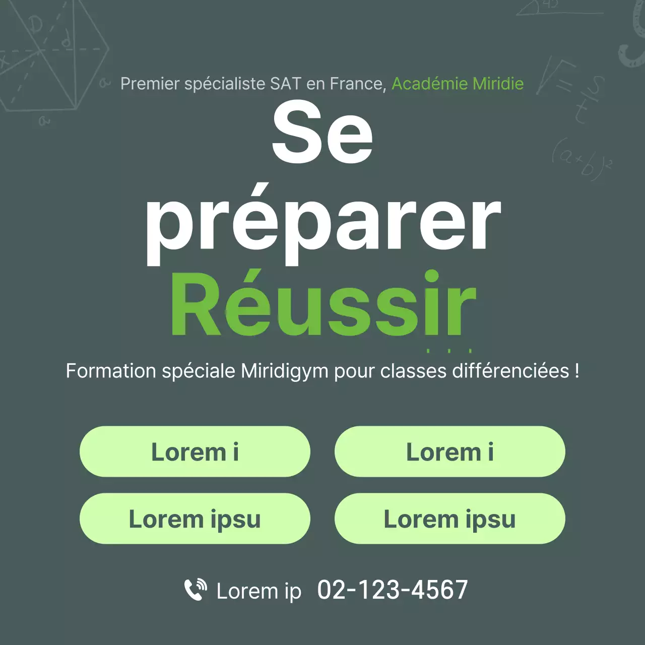 Académie nationale SAT