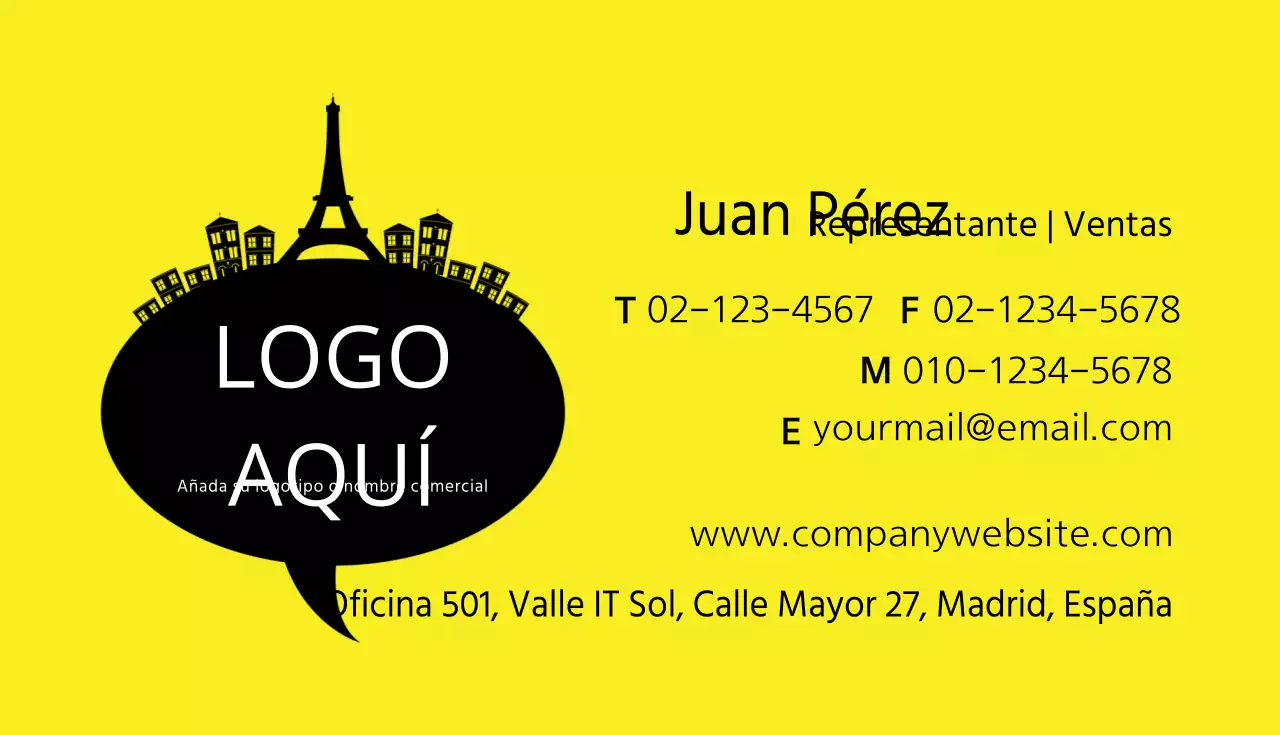 Tarjetas de visita ilustradas