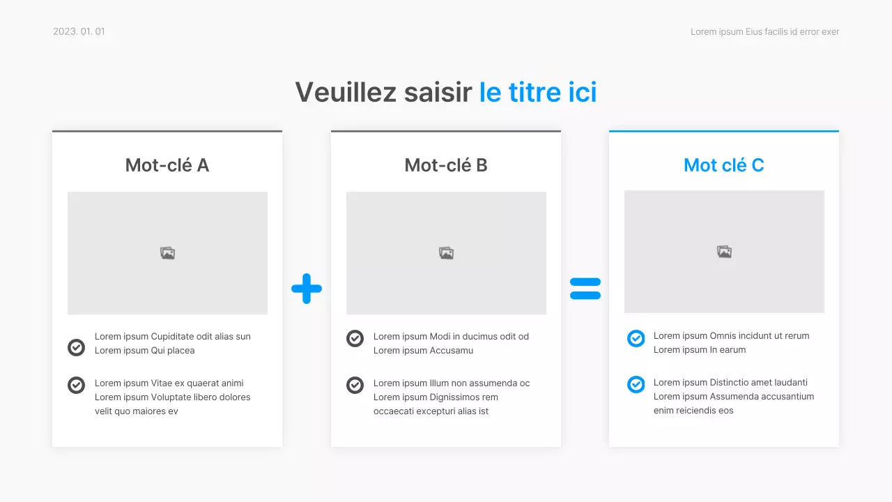 Rapport d'entreprise avec un style dégradé moderne en blanc et bleu