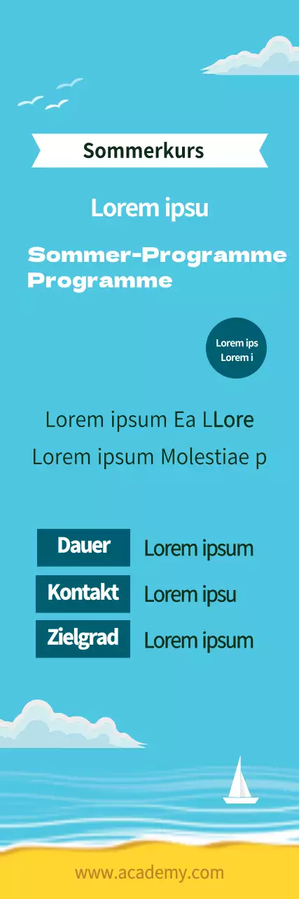 Vorlesungen im Sommer