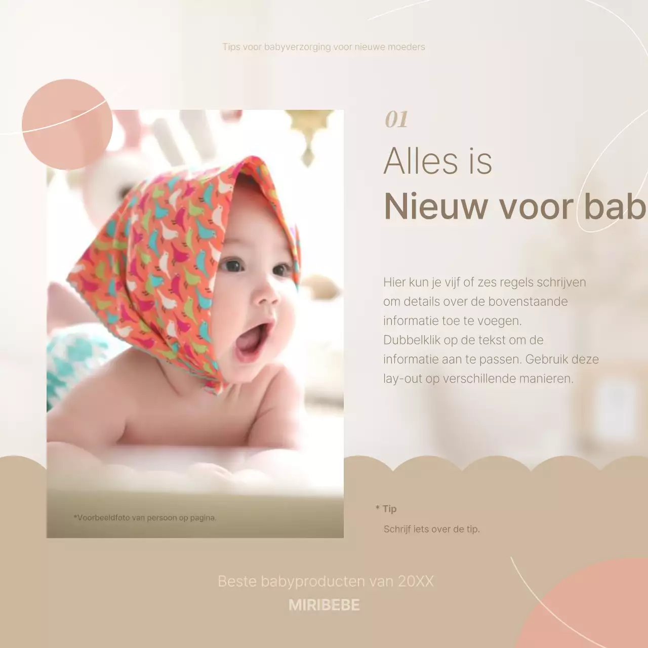 Hoe verzorg je een gevoelige roze en beige babyhuid?