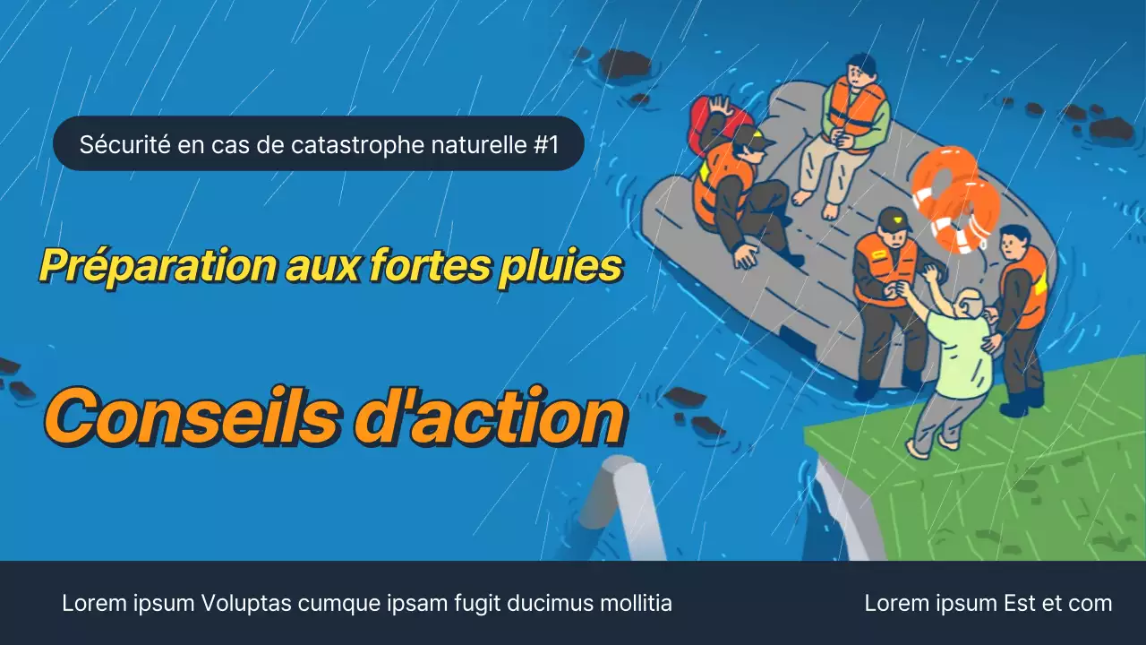 Image YouTube des conseils illustrés en cas de fortes pluies Image YouTube
