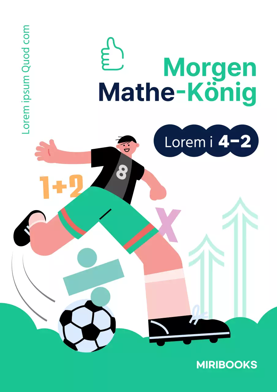 Pädagogische Inhalte mit einem niedlichen Charaktergefühl