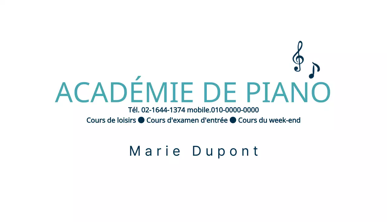 Académie de piano