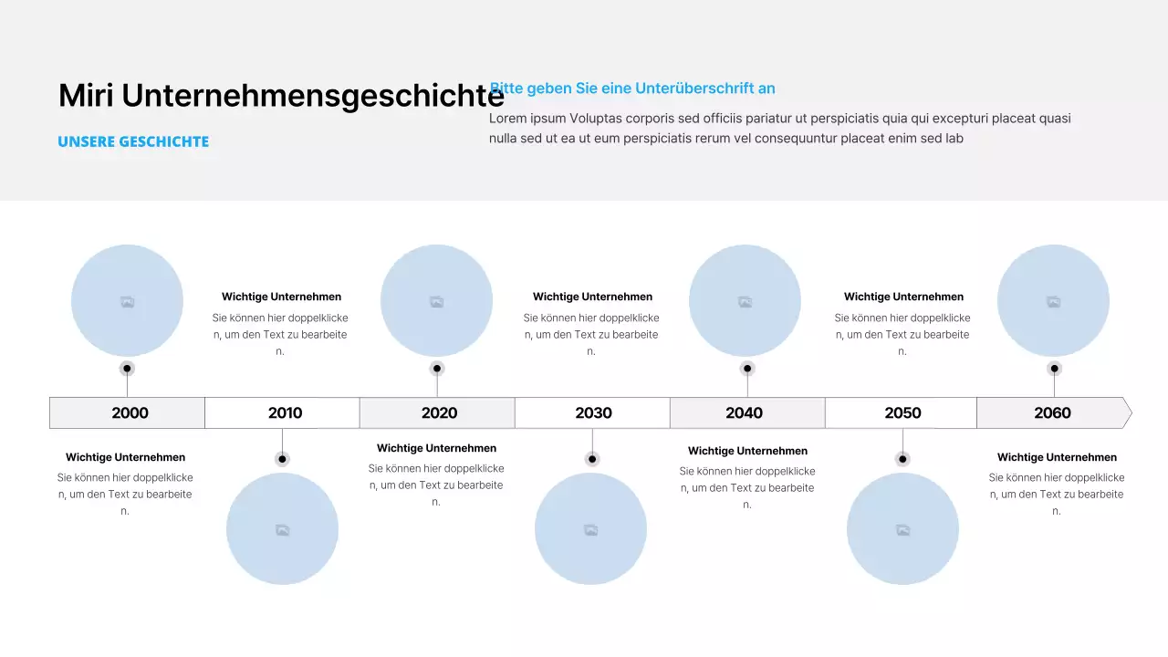 Einfaches Business in Weiß und Hellblau