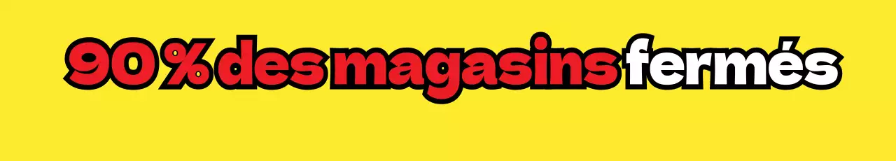 Liquidation des magasins_Bannières de rue