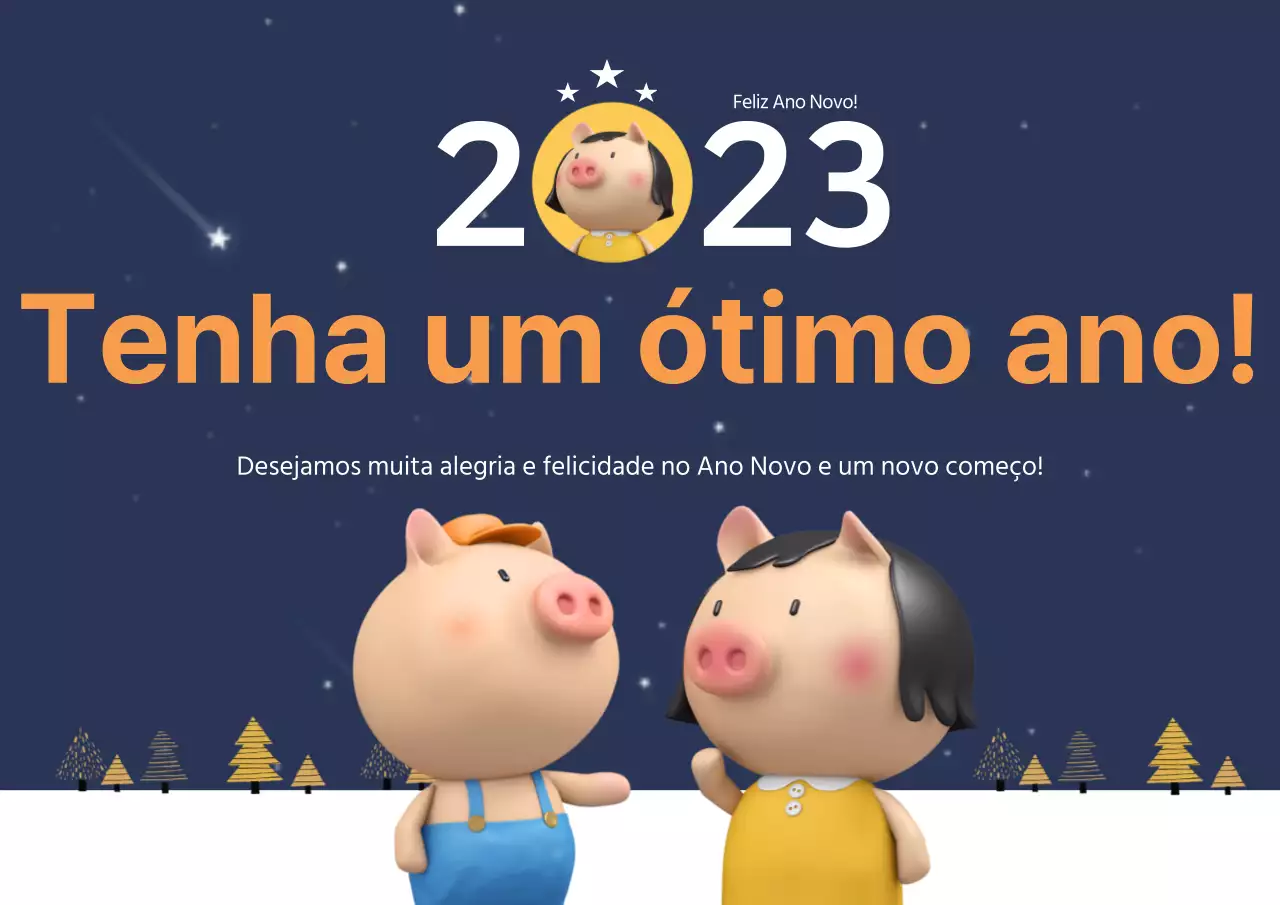 Saudações de Ano Novo