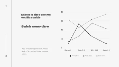 Graphique conceptuel épuré en gris et noir