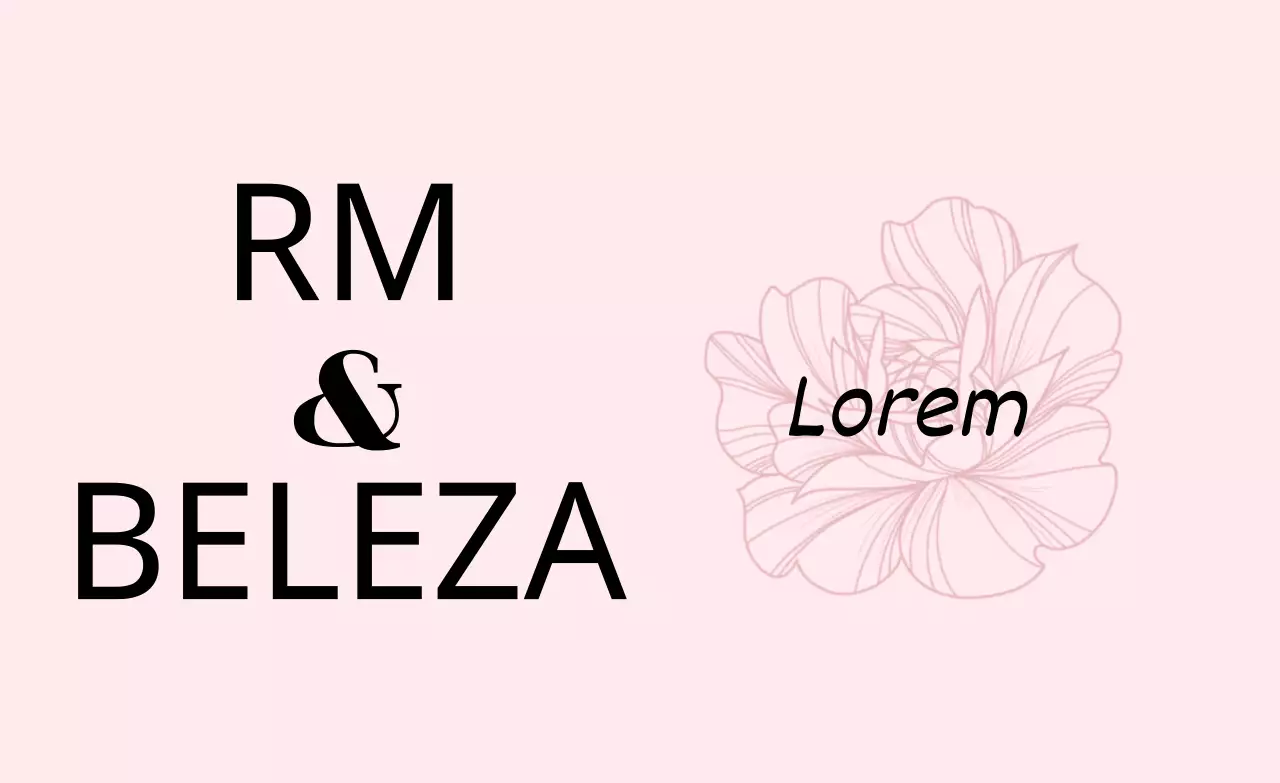 Promover um convite de casamento simples com texto em rosa claro e preto e ilustrações florais
