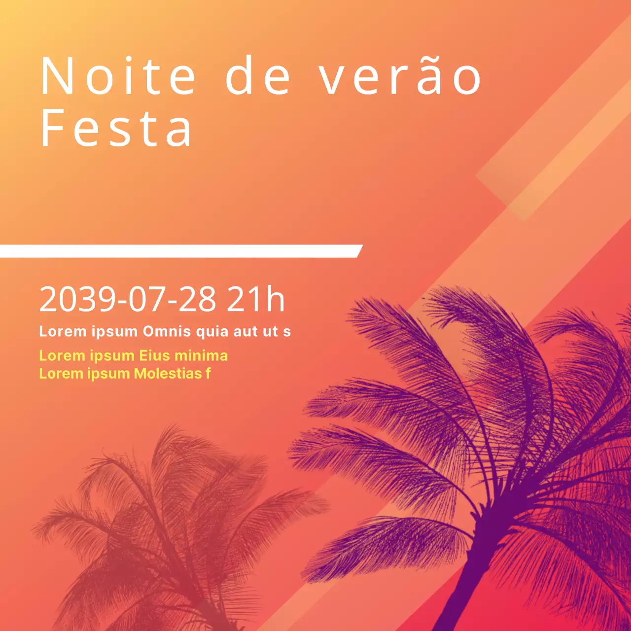 festa de verão