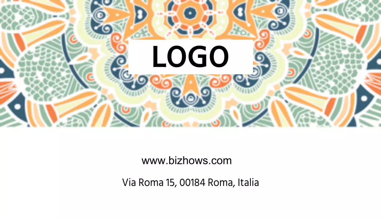 Semplice biglietto da visita aziendale in verde lime